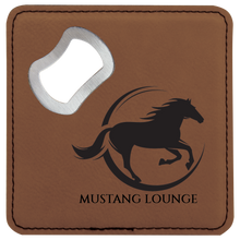 Load image into Gallery viewer, Coaster with bottle opener