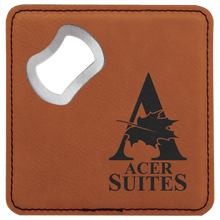 Load image into Gallery viewer, Coaster with bottle opener