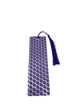 Load image into Gallery viewer, Bookmark - Go Cats purple footballs