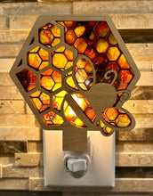 Load image into Gallery viewer, Bee Honeycomb Night Light