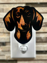 Load image into Gallery viewer, Dachshund (Doxie) Dog Night Light - Black and Tan