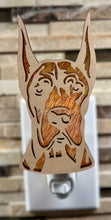 Load image into Gallery viewer, Great Dane Dog Night Light - Fawn, cropped ears