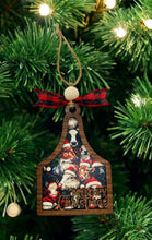 Load image into Gallery viewer, Ornament - "Mooey Christmas" cow tag