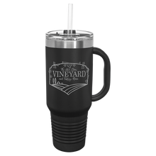 Load image into Gallery viewer, Travel mug with handle 40 oz - personalized