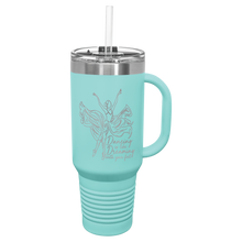 Load image into Gallery viewer, Travel mug with handle 40 oz - personalized