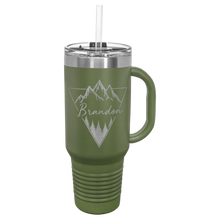 Load image into Gallery viewer, Travel mug with handle 40 oz - personalized