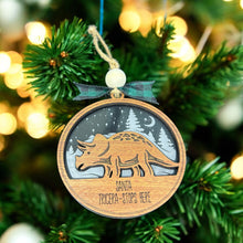 Load image into Gallery viewer, Ornament - Dinosaur ornaments set of 4