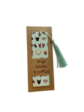 Load image into Gallery viewer, Bookmark - Dogs, Books, & Coffee