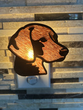 Load image into Gallery viewer, Vizsla dog night light, lit