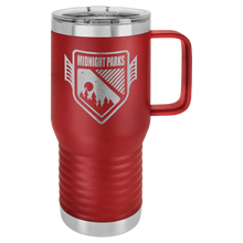 Load image into Gallery viewer, Travel mug with handle 20 oz - personalized