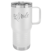 Load image into Gallery viewer, Travel mug with handle 20 oz - personalized