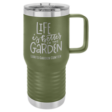 Load image into Gallery viewer, Travel mug with handle 20 oz - personalized