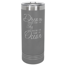 Load image into Gallery viewer, Tumbler 22 oz skinny travel mug - personalized