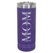 Load image into Gallery viewer, Tumbler 22 oz skinny travel mug - personalized