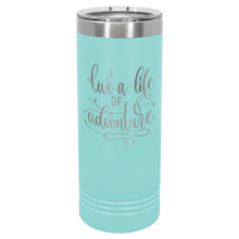 Load image into Gallery viewer, Tumbler 22 oz skinny travel mug - personalized