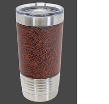 Load image into Gallery viewer, Football tumbler - 20 oz - personalized
