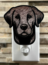 Load image into Gallery viewer, Labrador Retriever Dog Night Light - Black
