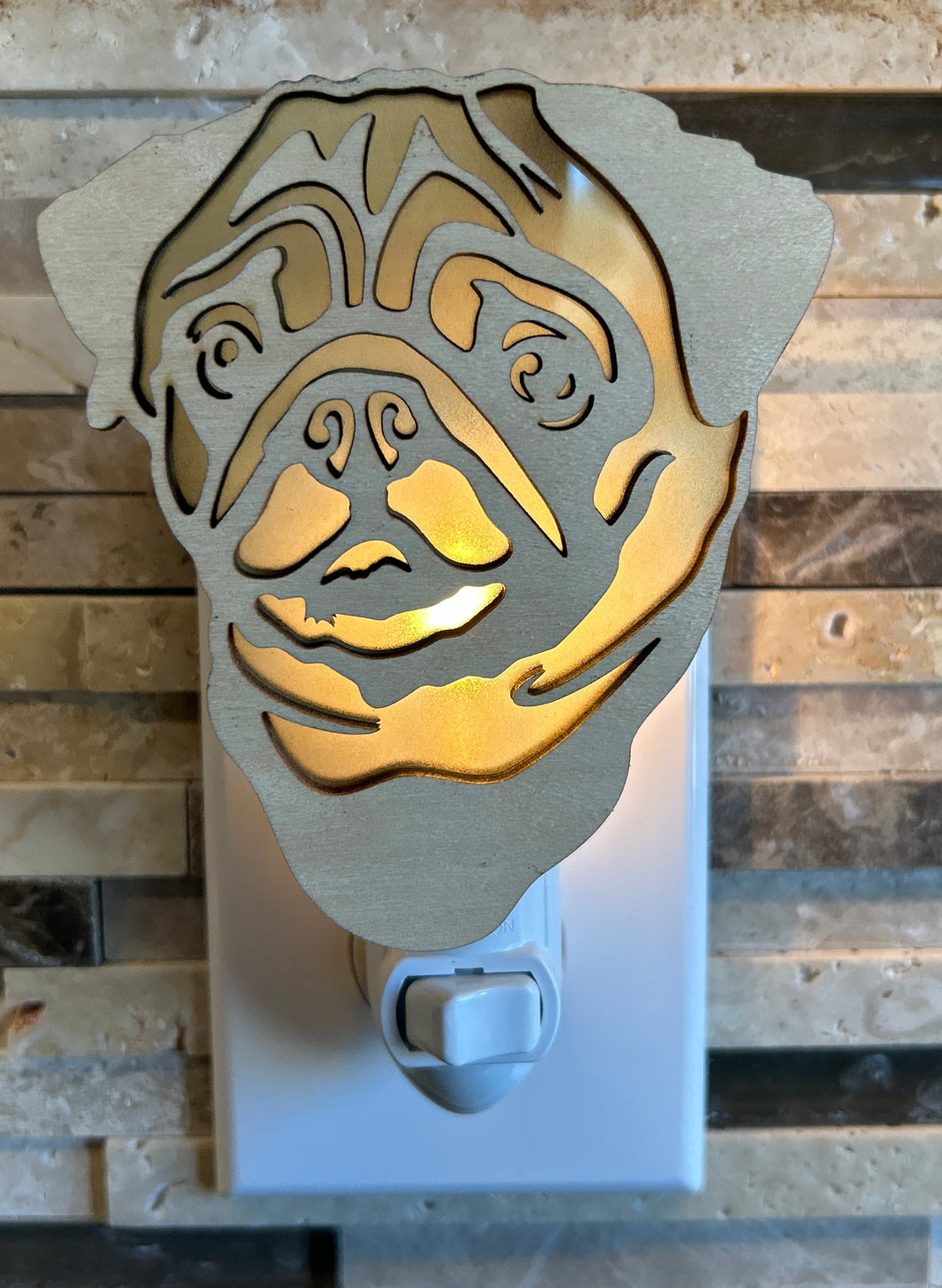 Pug Dog Night Light