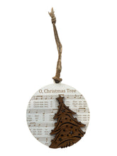 Load image into Gallery viewer, Ornament - Sheet music O Christmas Tree
