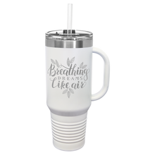 Load image into Gallery viewer, Travel mug with handle 40 oz - personalized
