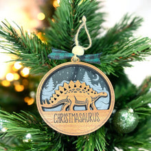 Load image into Gallery viewer, Ornament - Dinosaur ornaments set of 4
