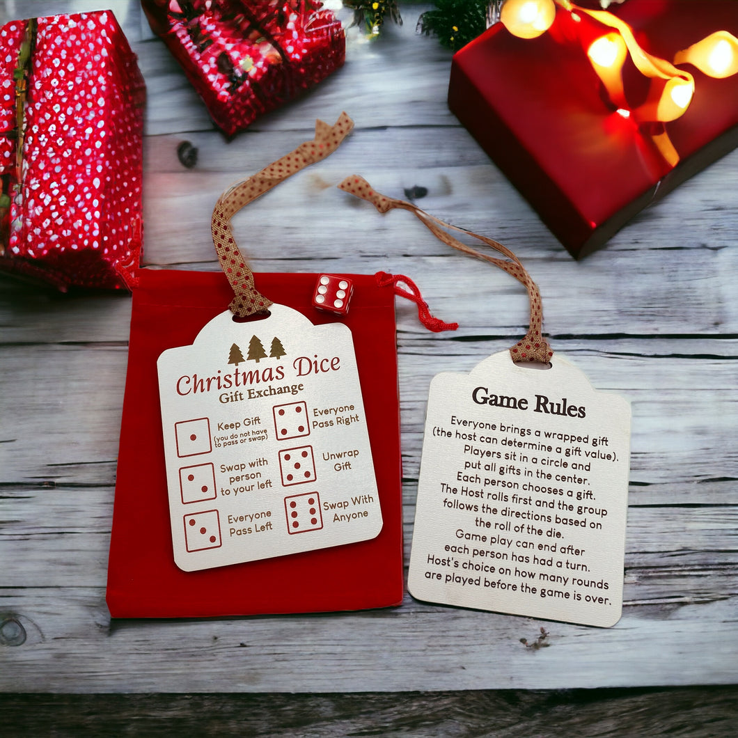 Ornament - Christmas Dice Gift Exchange game