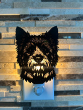 Load image into Gallery viewer, Cairn Terrier dog night light, lit
