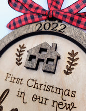 Load image into Gallery viewer, Ornament - First Christmas in our new home
