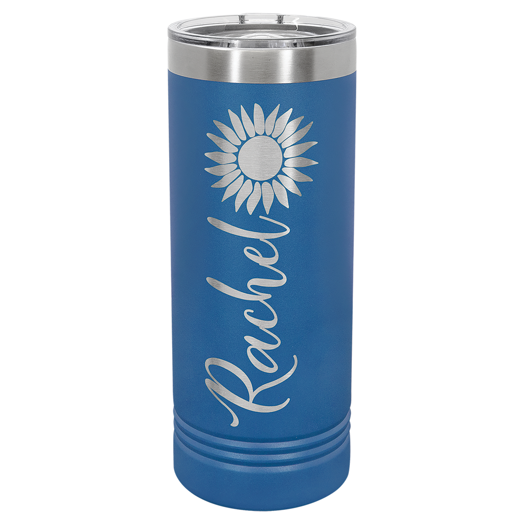 Tumbler 22 oz skinny travel mug - personalized